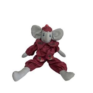 VTG Homemade Alabama Crimson Tide elephant plus old logo NCAA Roll Tide Saban